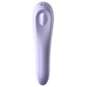 Satisfyer Stimulateur de clitoris connecté DUAL PLEASURE Mauve